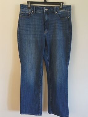Talbots Barely Boot Curvy Jean Sz 12 Savannah Wash
